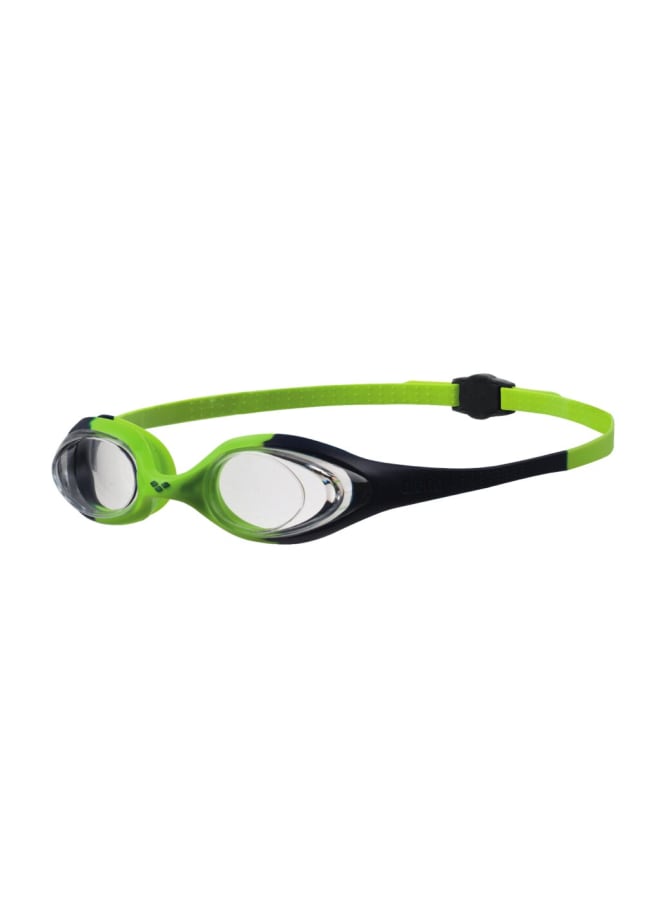 arena Spider Jr Navy-Clear-Citronella Goggles, Training, Pool, Equipment, Uni Junior - Kids Training Swim Goggles with Soft Silicone Seals - Image 1